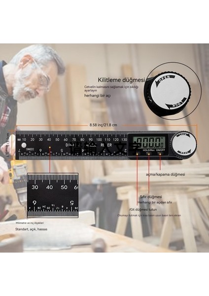 Elektronik Dijital Açısal Cetvel (Yurt Dışından) fiyatları