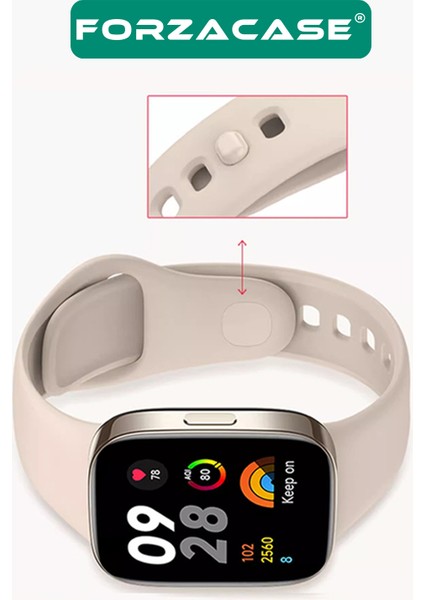 Xiaomi Redmi Watch 3 Için Silikon Kordon Kayış - FC151 modelleri