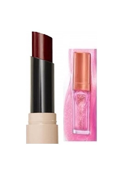 Tinted Lip Balm Renkli Dudak Balmı Plum ve Avon True Lip Oil Dudak Bakım Yağı Shimmering Petal 2li Set 7ml