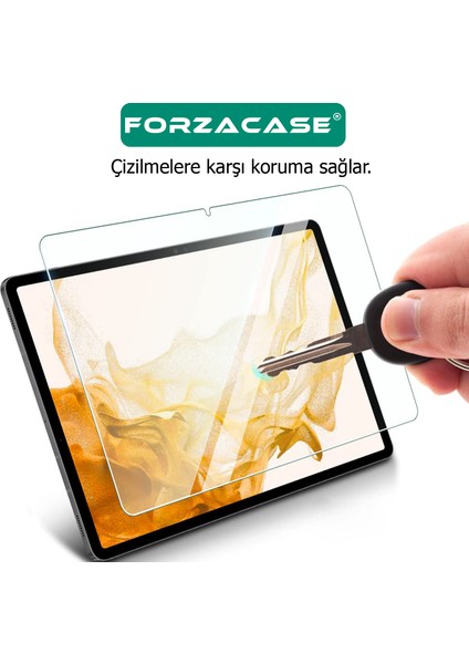 Samsung Galaxy Tab S9 / S9 FE Temperli Kırılmaz Cam Ekran Koruyucu - FC021