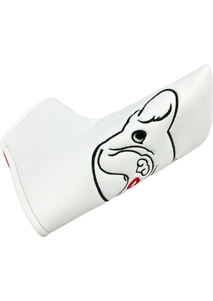 Pu Golf Blade Atıcı Golf Sopası Kılıfı Kafa Koruyucusu En Uygun Bıçak Atıcı Kulübü 17.5CMX15CM Beyaz (Yurt Dışından) fiyatları