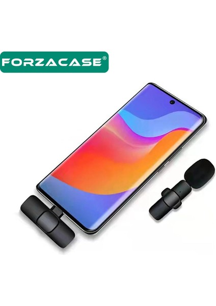 Type-C Profesyonel Wireless Kablosuz Yaka Mikrofonu Lavalier - FC100
