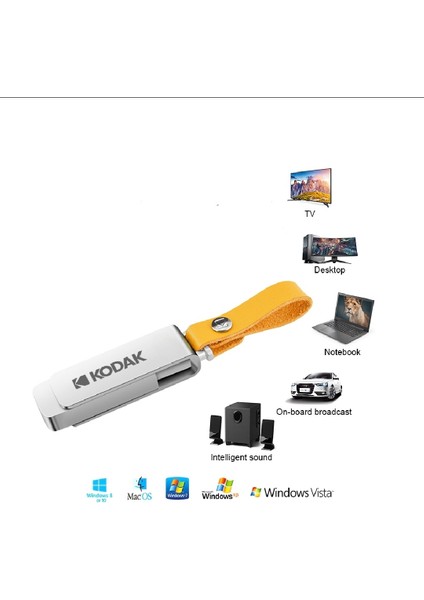 K133 128Gb. Yüksek Hızlı 3.1 USB Flash Bellek Dönüştürücü Hediye Metal Orjinal Sağlam