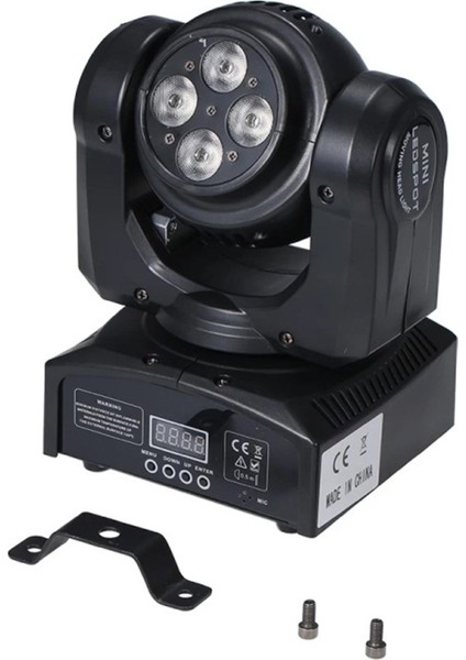 WASH-207 Dmx 512 Moving Head Hareketli Robot Sahne Işık Sistemi 70W Rgbw