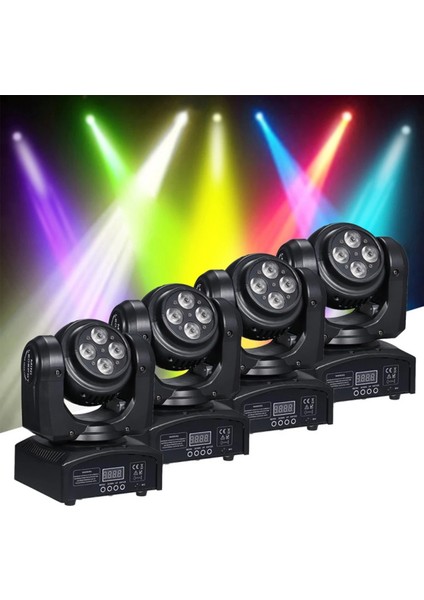 WASH-207 Dmx 512 Moving Head Hareketli Robot Sahne Işık Sistemi 70W Rgbw
