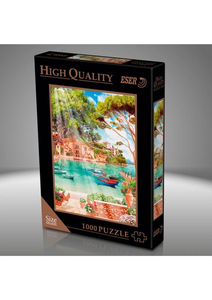 Puzzle 1000 Parça 48X68 cm Sorrento Harbour