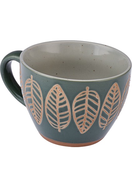 Greeny Stoneware Kupa 350 ml Yeşil