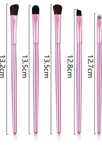 Makyaj Fırça Seti-Alüminyum Tüp Kova Pembe (Yurt Dışından) fiyatları
