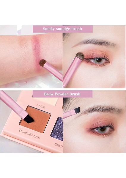 Makyaj Fırça Seti-Alüminyum Tüp Kova Pembe (Yurt Dışından) fırsatları