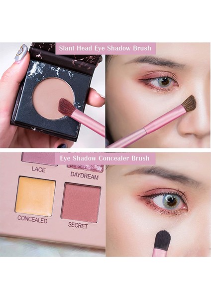 Makyaj Fırça Seti-Alüminyum Tüp Kova Pembe (Yurt Dışından) indirimleri