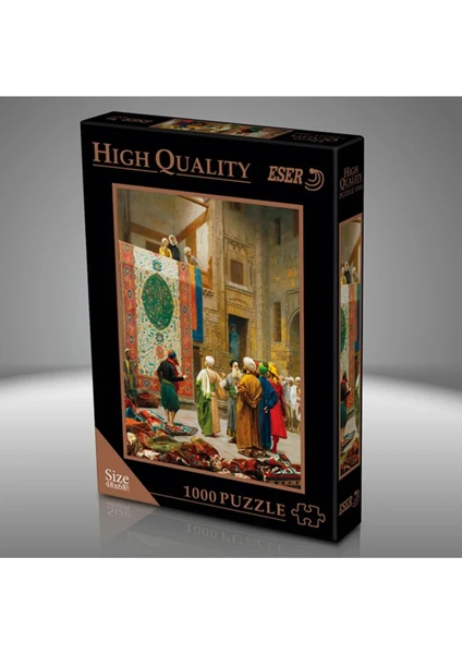 Puzzle 1000 Parça 68X48 cm Halı Tüccarı / Carpet Market