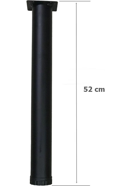 4 Adet Masa ve Sehpa Ayağı 52 cm Mat Siyah Anaokulu Sınıfları Için modelleri