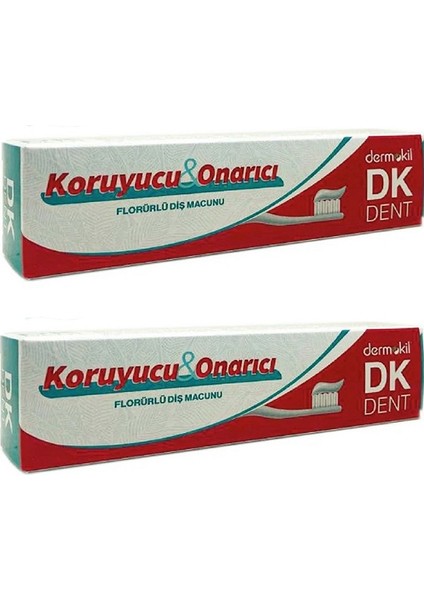 Diş Macunu Florürlü 100ml X 2 Adet