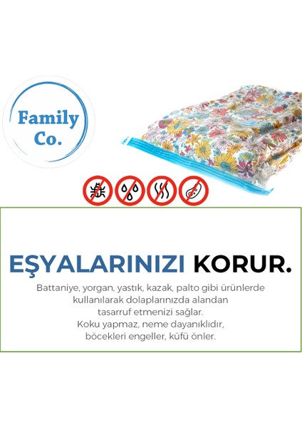 Family Co. Vakumlu Hurç Poşet Setleri