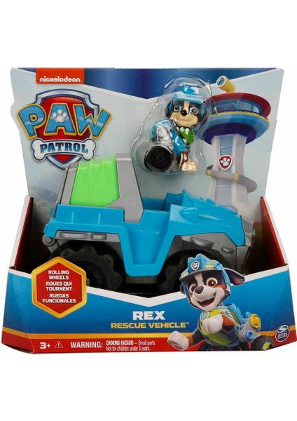 Spin Master Paw Patrol Görev Aracı ve Kahraman Seti - Rex