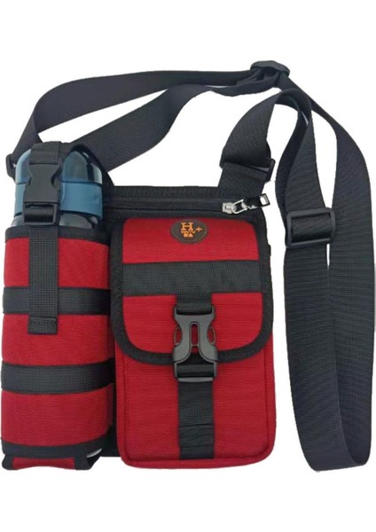 Tek Omuzlu Messenger Erkek Su Bardağı Çantası Dış Mekan Küçük Sırt Çantası Aşınmaya Dayanıklı ve Su Geçirmez (Yurt Dışından)