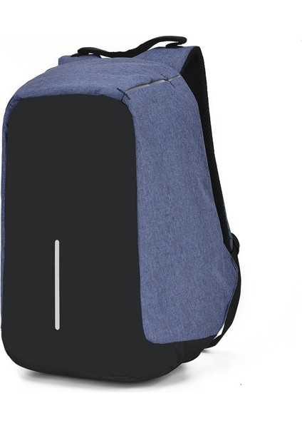 Çok Fonksiyonlu Sırt Çantası USB Şarj Seyahat Su Geçirmez Okul Çantası (Yurt Dışından)