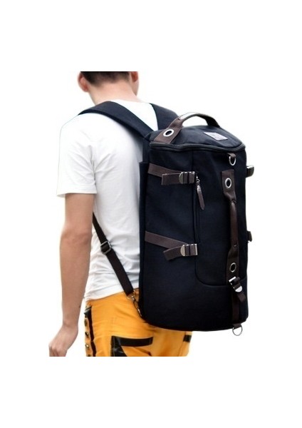 Erkek Öğrenci Okul Çantası Seyahat Çantası Büyük Kapasiteli Sırt Çantası (Yurt Dışından)