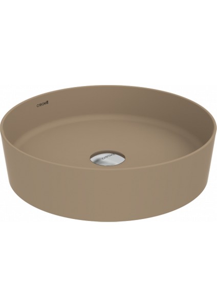 LP145 Loop Ø 45 cm Set Üstü Çanak Lavabo Cappucino Mat