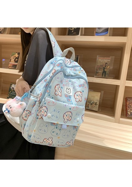Sevimli Sırt Çantası Okul Sırt Çantası Kız Karikatür Baskılı Öğrenci Okul Çantası (Yurt Dışından) indirimleri