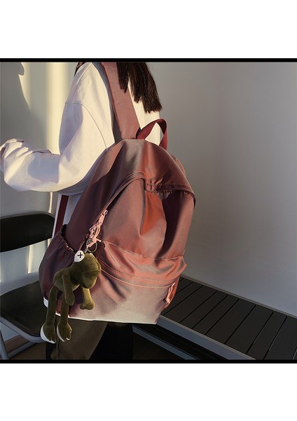 Sırt Çantası Erkek Minimalist Kampüs Bilgisayar Okul Çantası Üniversite Öğrencisi Eğlence Seyahat Çantası (Yurt Dışından) indirimleri