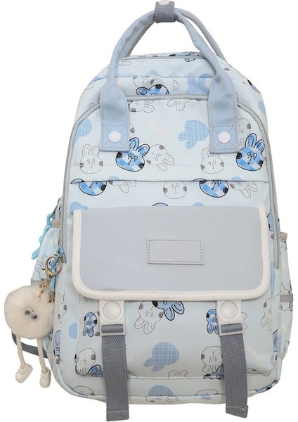 Taşınabilir Sırt Çantası Öğrenci Sırt Çantası Sevimli Baskılı Okul Çantası (Yurt Dışından)