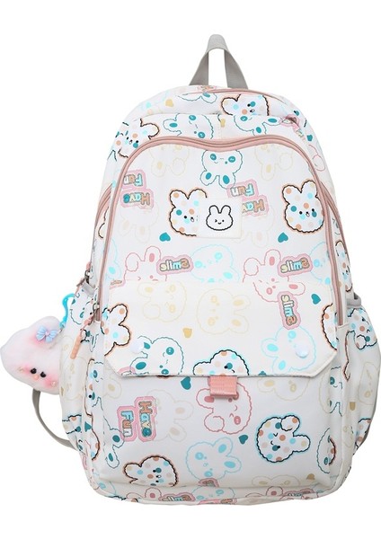 Sevimli Sırt Çantası Okul Sırt Çantası Kız Karikatür Baskılı Öğrenci Okul Çantası (Yurt Dışından)