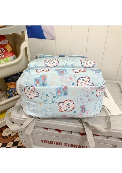 Sevimli Sırt Çantası Okul Sırt Çantası Kız Karikatür Baskılı Öğrenci Okul Çantası (Yurt Dışından) fırsatları