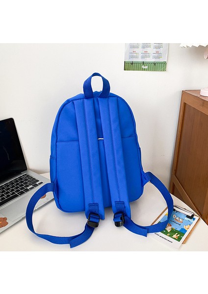 Kızlar Küçük Sırt Çantası Moda Rahat Kampüs Öğrenci Okul Çantası Mektup Sırt Çantası (Yurt Dışından) modelleri