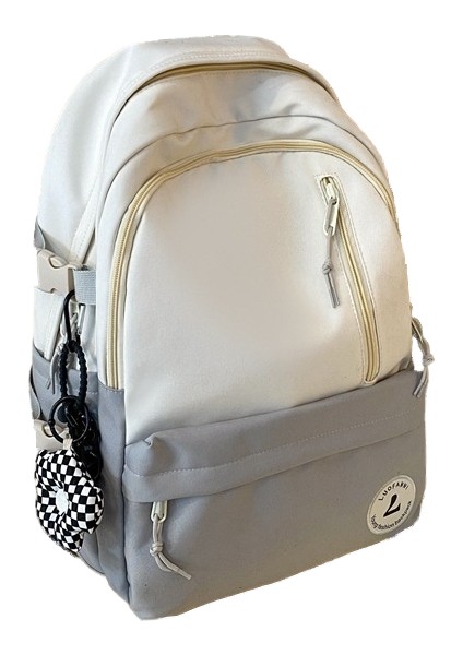 Okul Çantası Bayan Üniversite Öğrencisi Ortaokul Lise Öğrencisi Sırt Çantası Basit ve Şık Büyük Kapasiteli Sırt Çantası (Yurt Dışından)