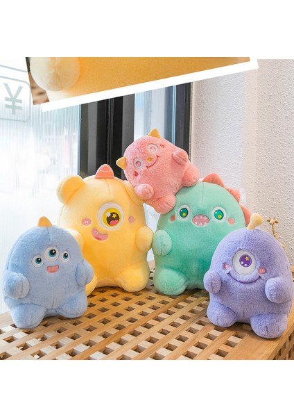 Dinozor Canavar Peluş Oyuncak Bebek Sevimli Bez Bebek Bebek Uyku Yastığı (Yurt Dışından)