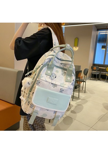 Taşınabilir Sırt Çantası Öğrenci Sırt Çantası Sevimli Baskılı Okul Çantası (Yurt Dışından) indirimleri