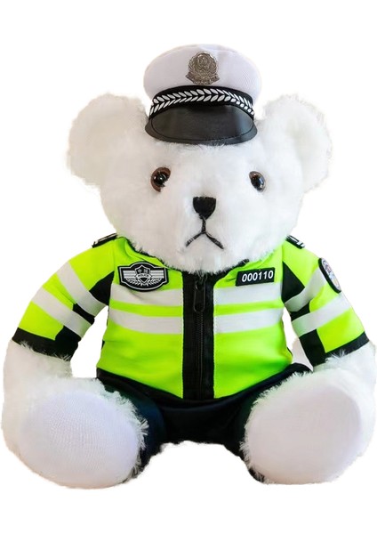 Trafik Polisi Ayı Bebek Binme Ayı Polis Oyuncak Ayı Bebek Peluş Oyuncak Bebek (Yurt Dışından)