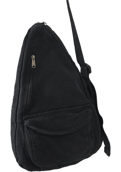 Göğüs Çantası Kanvas Çanta Büyük Kapasiteli Messenger Çanta Basit Omuz Çantası (Yurt Dışından)