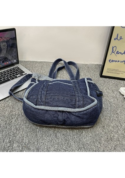 Yıkanmış Kovboy Tuval Çanta Kadın Crossbody Çanta Kadın Rahat Sanat Omuz Çanta (Yurt Dışından) fırsatları