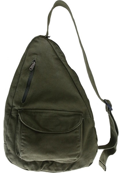 Göğüs Çantası Kanvas Çanta Büyük Kapasiteli Messenger Çanta Basit Omuz Çantası (Yurt Dışından)