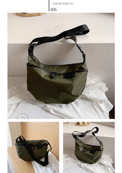 Crossbody Çanta Naylon Oxford Kumaş Basit Hafif Tek Omuzlu Bayan Çanta Bayan Küçük Çanta Eğlence Seyahat Sırt Çantası (Yurt Dışından) indirimleri