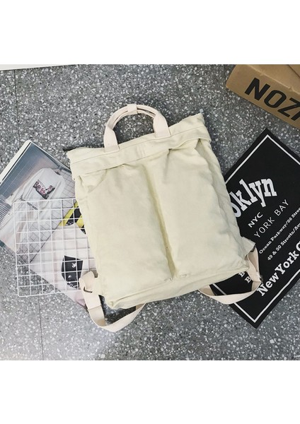 Tuval Sanat Sırt Çantası Moda Üniversite Öğrencisi Okul Çantası Büyük Kapasiteli Eğlence Seyahat Sırt Çantası (Yurt Dışından) modelleri