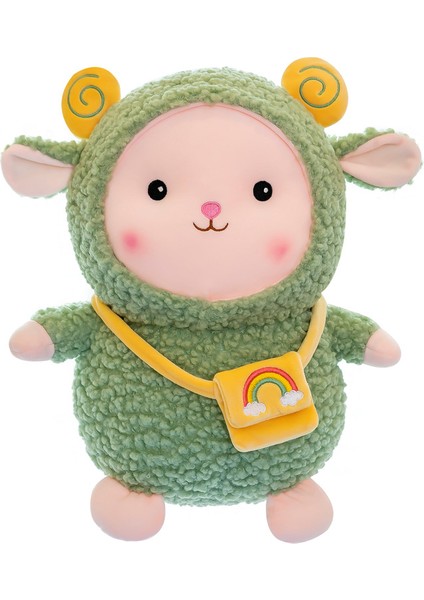 Gökkuşağı Koyun Baa Mea Peluş Oyuncak Yeni Bebek Bez Bebek Kuzu Bebek (Yurt Dışından)