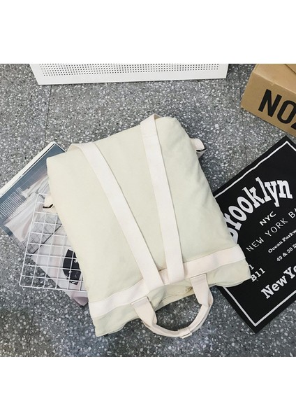 Tuval Sanat Sırt Çantası Moda Üniversite Öğrencisi Okul Çantası Büyük Kapasiteli Eğlence Seyahat Sırt Çantası (Yurt Dışından) fırsatları