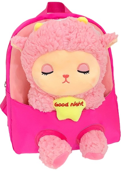 Sevimli Kuzu Bebek Sırt Çantası Hafif Su Geçirmez Çocuk Okul Çantası Karikatür Koyun Bebek Anaokulu Sırt Çantası (Yurt Dışından)