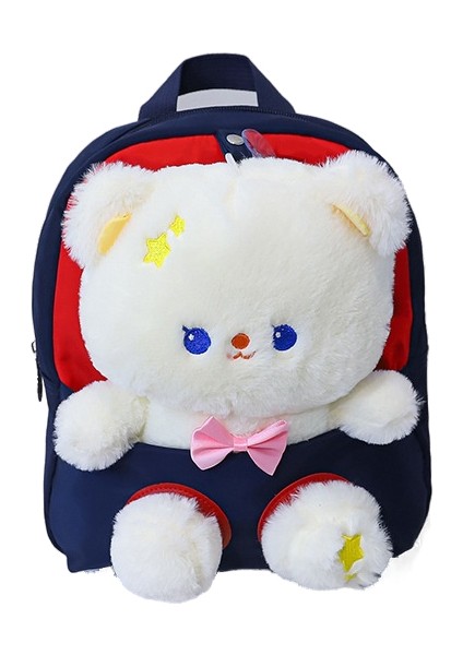 Çocuk Anaokulu Okul Çantaları, Erkek ve Kız Sırt Çantaları, Sevimli Karikatür Ayı Peluş Bebek Sırt Çantaları (Yurt Dışından)