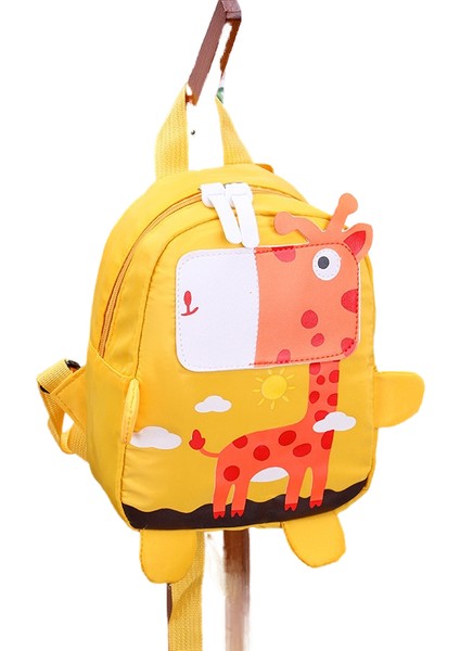 Karikatür Sırt Çantası Mini Anti-Kayıp Çocuk Çantası Zürafa Küçük Sırt Çantası Çocuk Çantası (Yurt Dışından)
