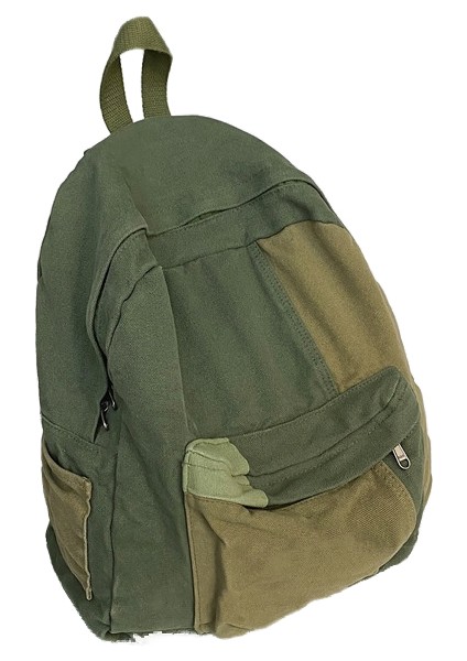 Okul Çantası Kadın Yıkama Tuval Sırt Çantası Renk Basit Lise Üniversite Öğrencisi Sırt Çantası (Yurt Dışından)