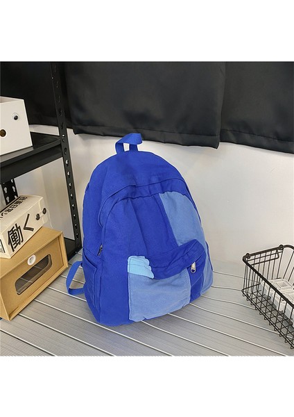 Okul Çantası Kadın Yıkama Tuval Sırt Çantası Renk Basit Lise Üniversite Öğrencisi Sırt Çantası (Yurt Dışından) fiyatları