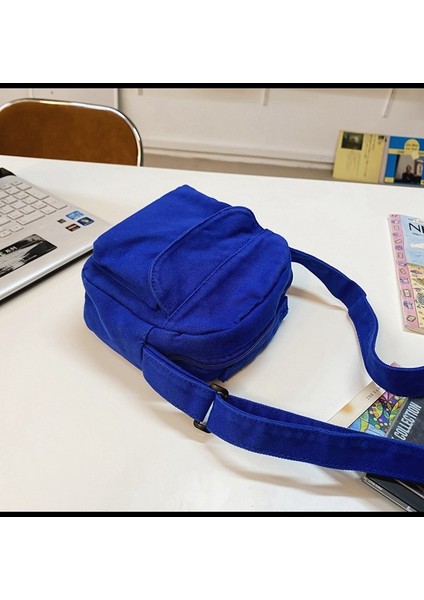 Cep Telefonu Çantası Düz Renk Çapraz Çanta Yıkama Tuval Çanta Kadın Omuz Çantası Küçük Omuz Çantası (Yurt Dışından) modelleri