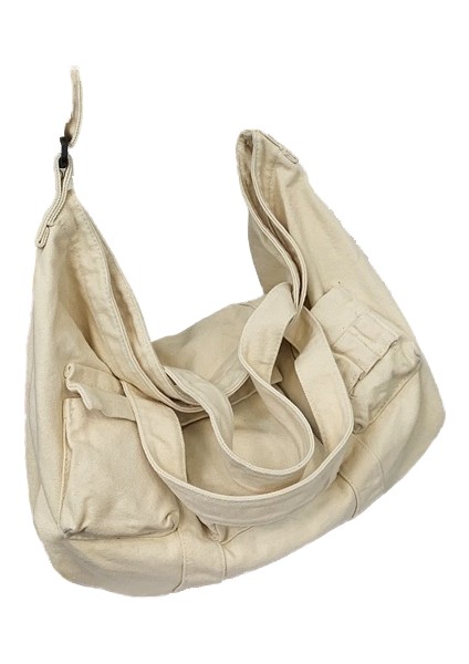 Kanvas Çanta Kadın Giyim Rüzgar Tite Çanta Moda Gündelik Kadın Çanta Büyük Kapasiteli Taşınabilir Crossbody Çanta (Yurt Dışından)