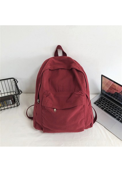 Schoolbag Kadın Retro Orman Yıkanmış Keten Sırt Çantası Lise Üniversite Öğrencisi Rahat Sırt Çantası (Yurt Dışından) fiyatları