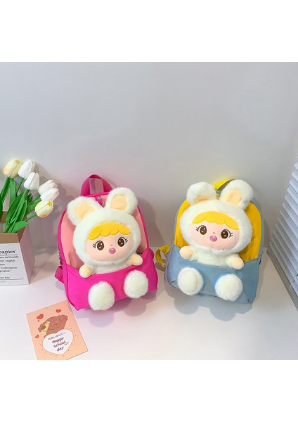 Karikatür Anaokulu Okul Çantası Girly Kalp Ilköğretim Okulu Öğrenci Sırt Çantası Peluş Bebek Sırt Çantası Erkekler ve Kızlar Için (Yurt Dışından) fırsatları