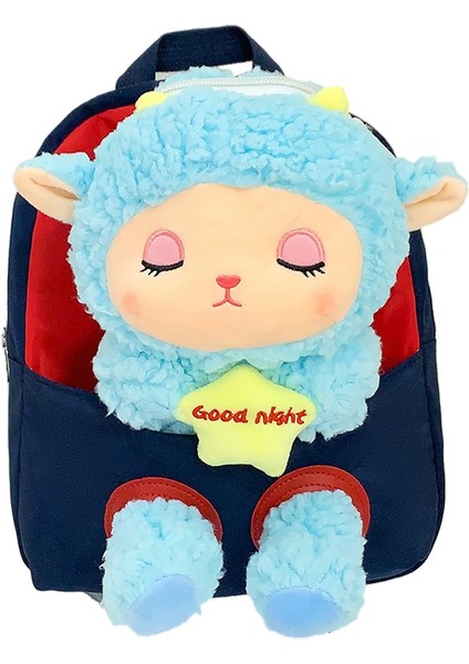 Sevimli Kuzu Bebek Sırt Çantası Hafif Su Geçirmez Çocuk Okul Çantası Karikatür Koyun Bebek Anaokulu Sırt Çantası (Yurt Dışından)